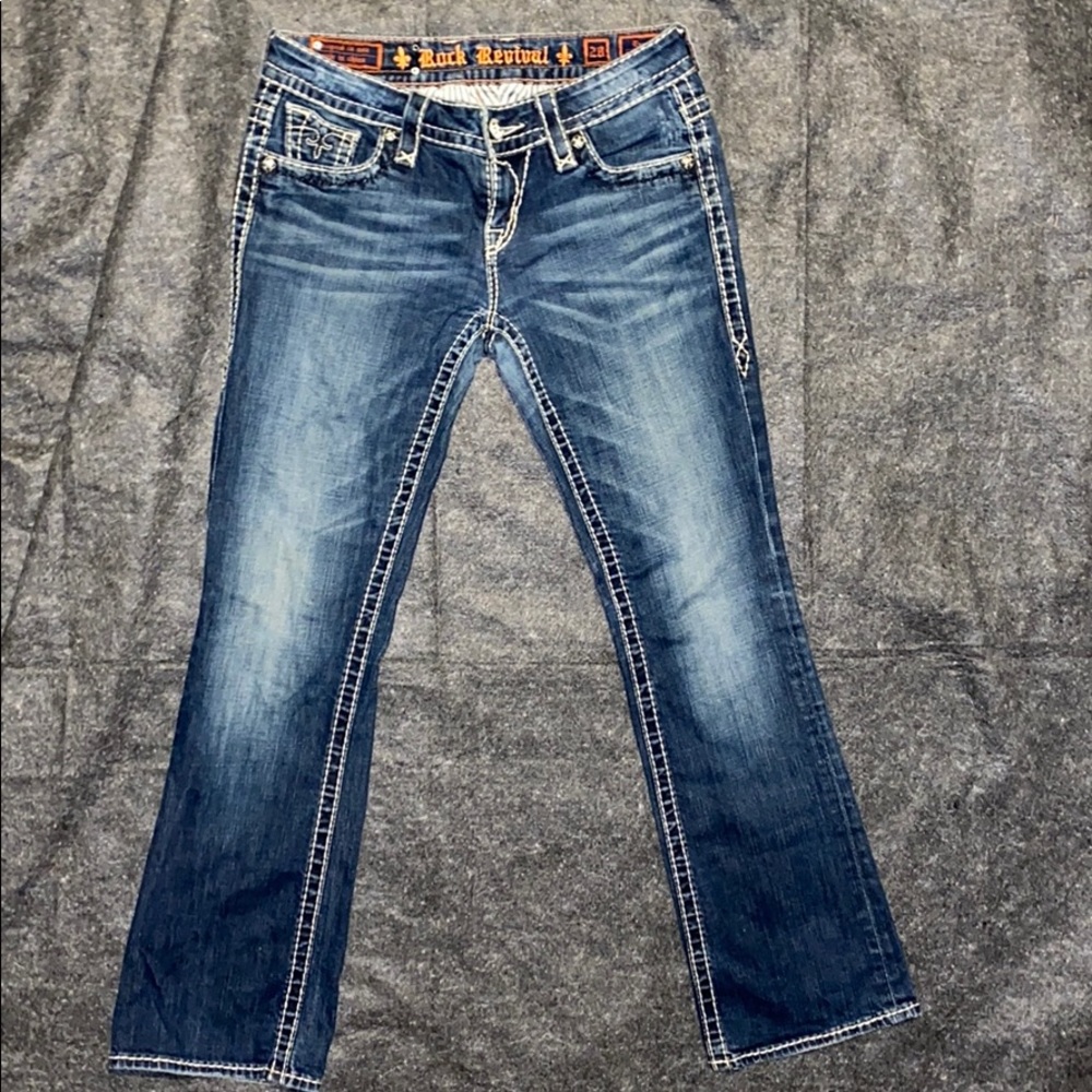 Rock Revival Eva Relaxed Boot Size 28 Jeans